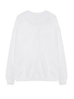 Sudadera algodón 100% blanca