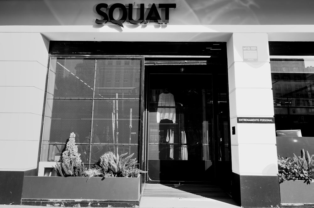 Fachada gimansio Squat Coruña